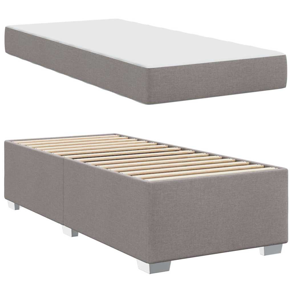 Σκελετός Κρεβατιού με στρώμα Taupe 90 x 190 cm ύφασμα