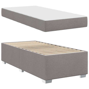 Σκελετός Κρεβατιού με στρώμα Taupe 90 x 200 cm ύφασμα - Pakobazaar