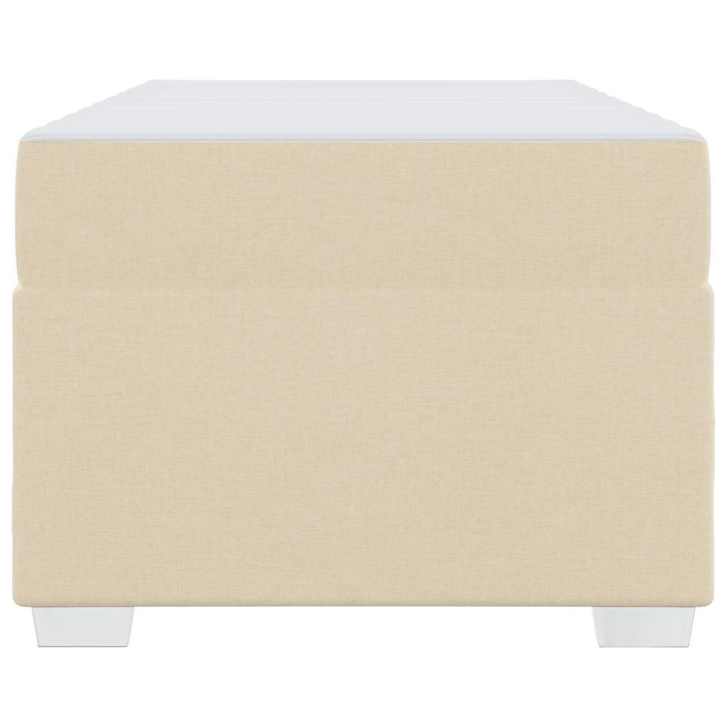 Σκελετός Κρεβατιού με στρώμα Κρεμ 90 x 200 cm ύφασμα