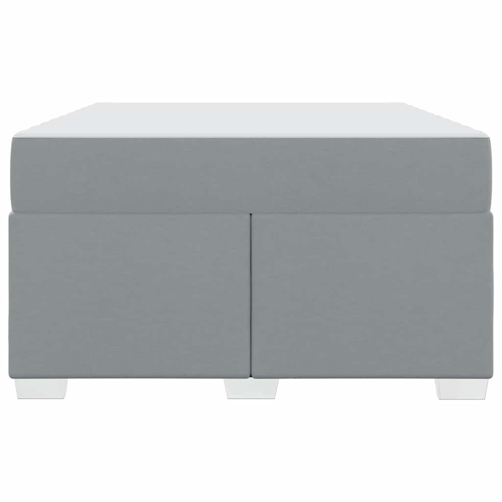 Σκελετός Κρεβατιού με στρώμα Ανοιχτό γκρι 120 x 200 cm ύφασμα - Pakobazaar