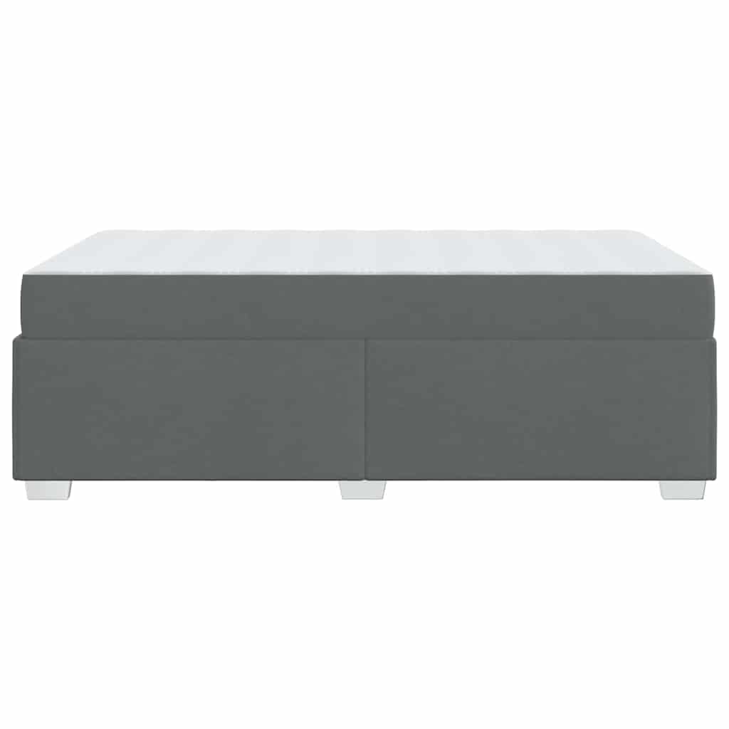 Σκελετός Κρεβατιού με στρώμα Σκούρο Γκρι 120 x 200 cm ύφασμα - Pakobazaar