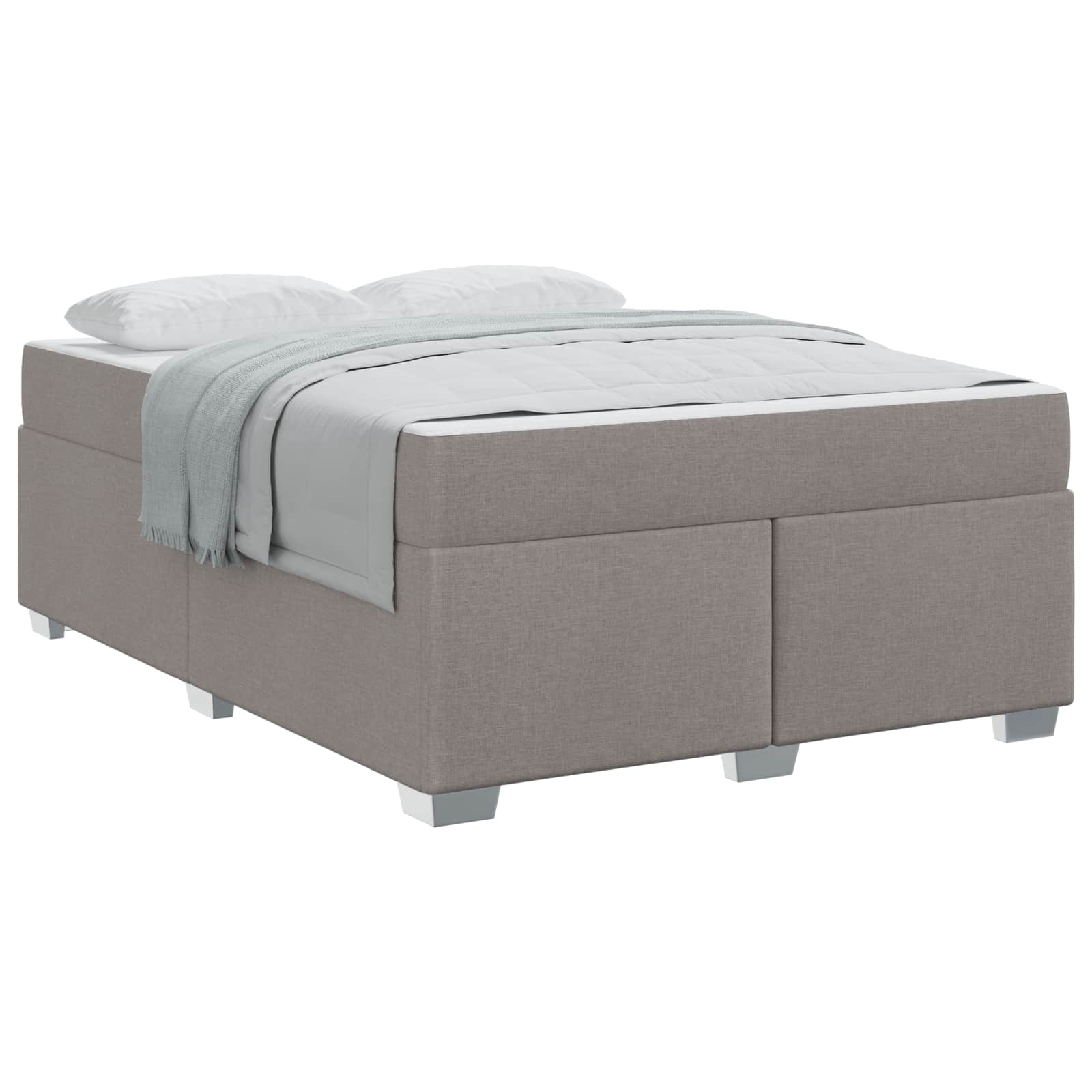 Σκελετός Κρεβατιού με στρώμα Taupe 140 x 200 cm ύφασμα