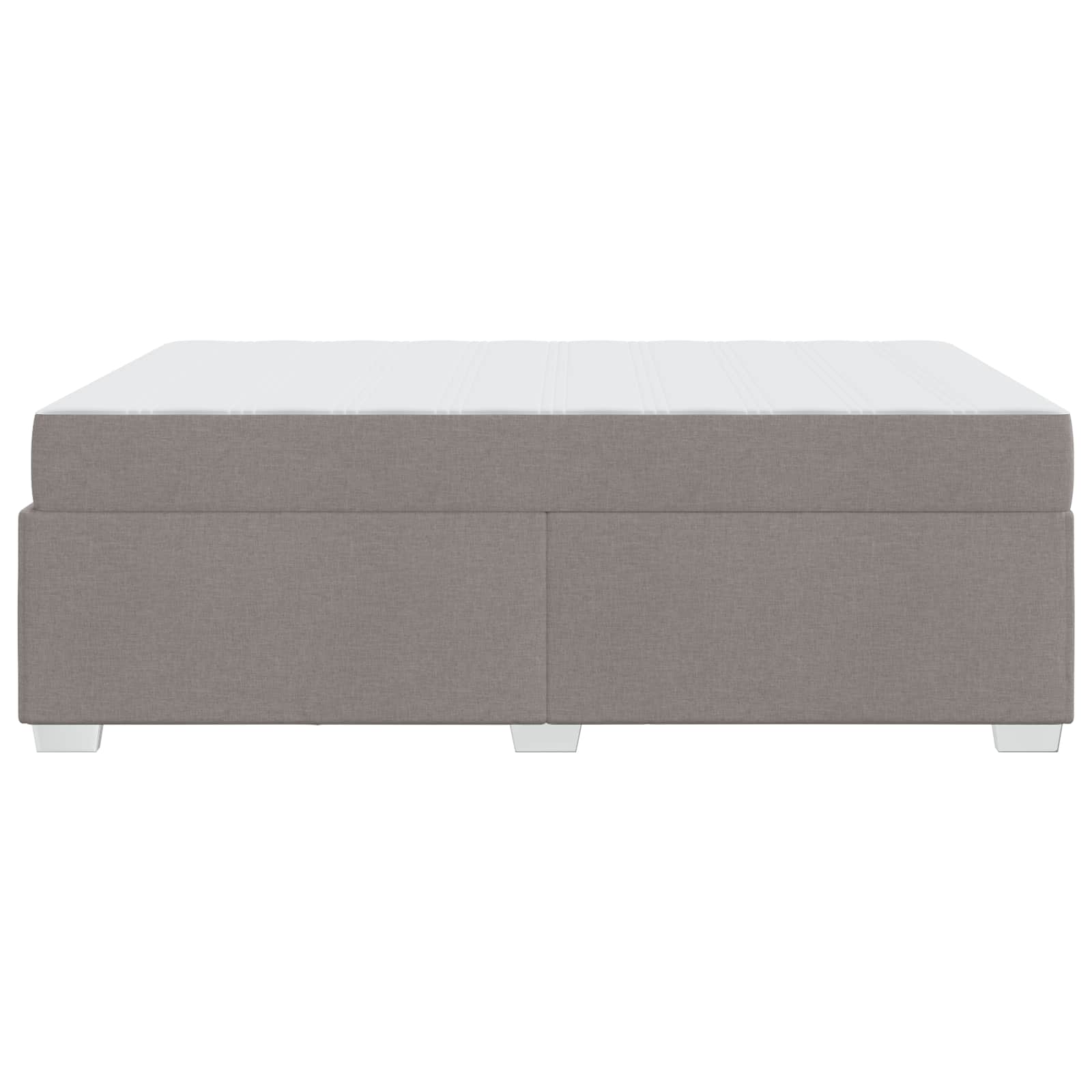 Σκελετός Κρεβατιού με στρώμα Taupe 140 x 200 cm ύφασμα