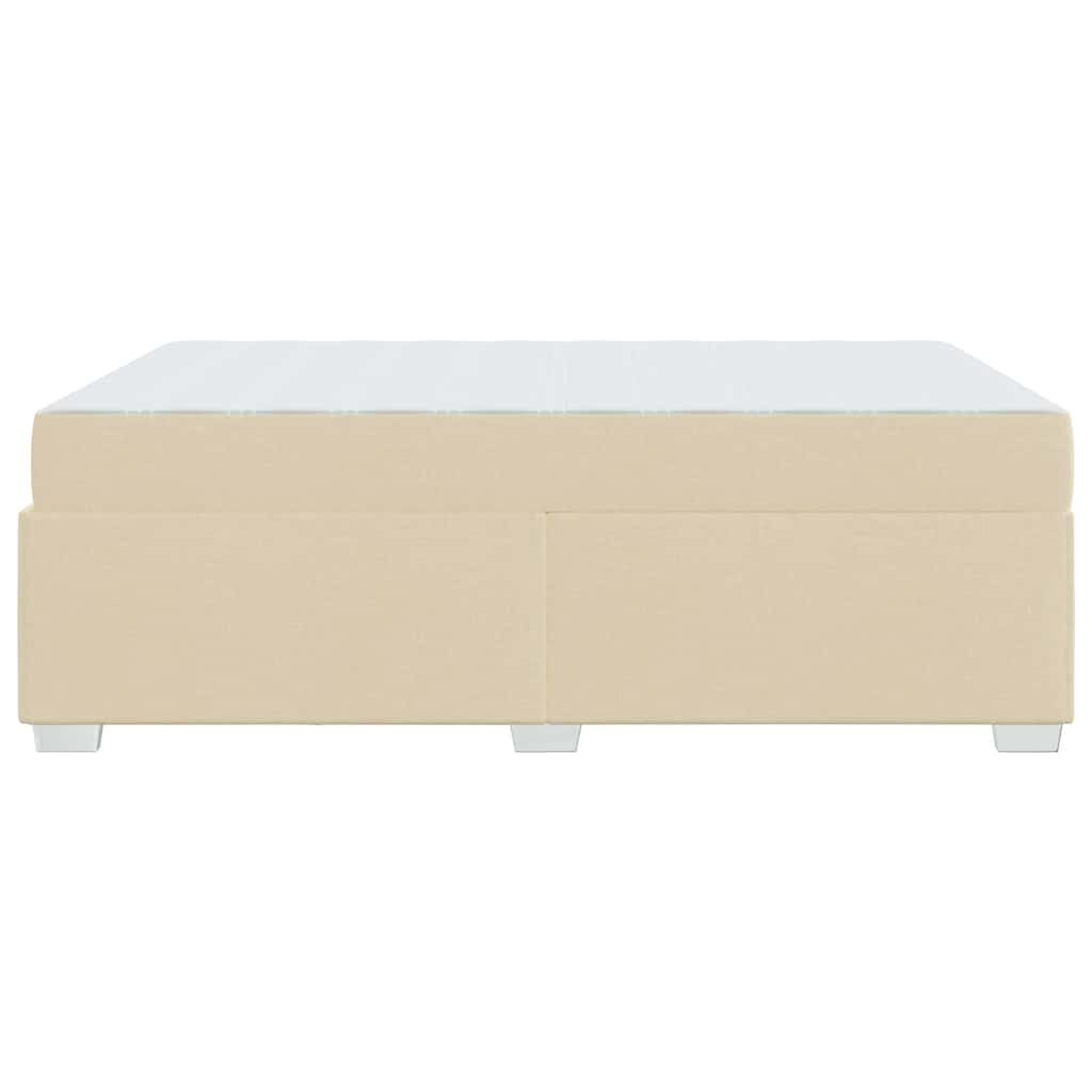Σκελετός Κρεβατιού με στρώμα Κρεμ 140 x 200 cm ύφασμα