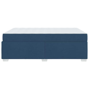 Σκελετός Κρεβατιού με στρώμα Μπλε 140 x 200 cm ύφασμα