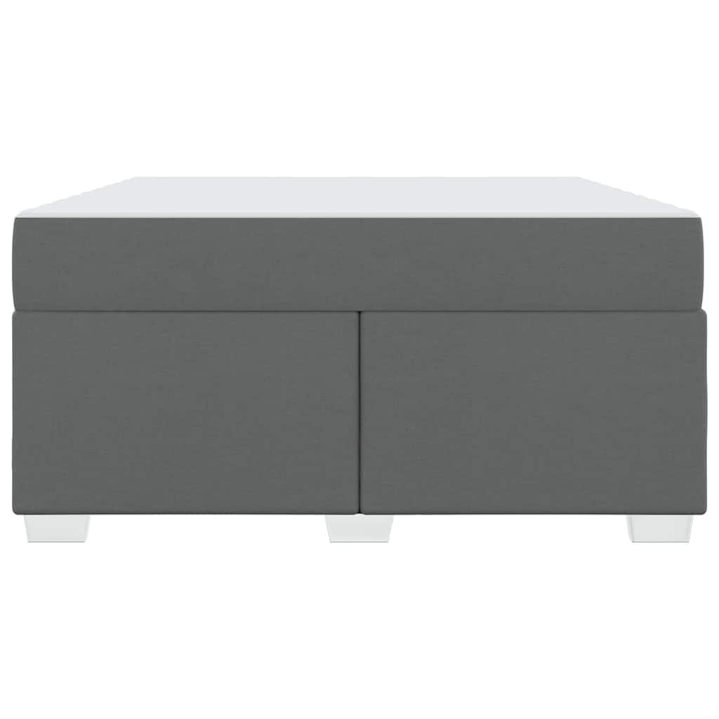 Σκελετός Κρεβατιού με στρώμα Σκούρο Γκρι 160 x 200 cm ύφασμα - Pakobazaar