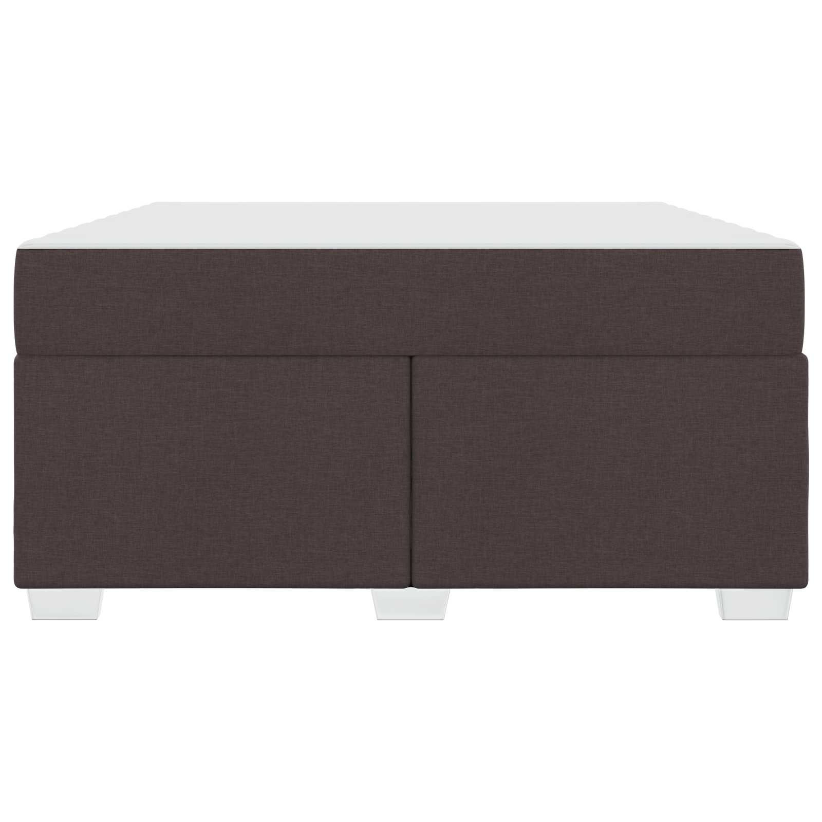 Σκελετός Κρεβατιού με στρώμα Σκούρο Καφέ 160 x 200 cm ύφασμα - Pakobazaar