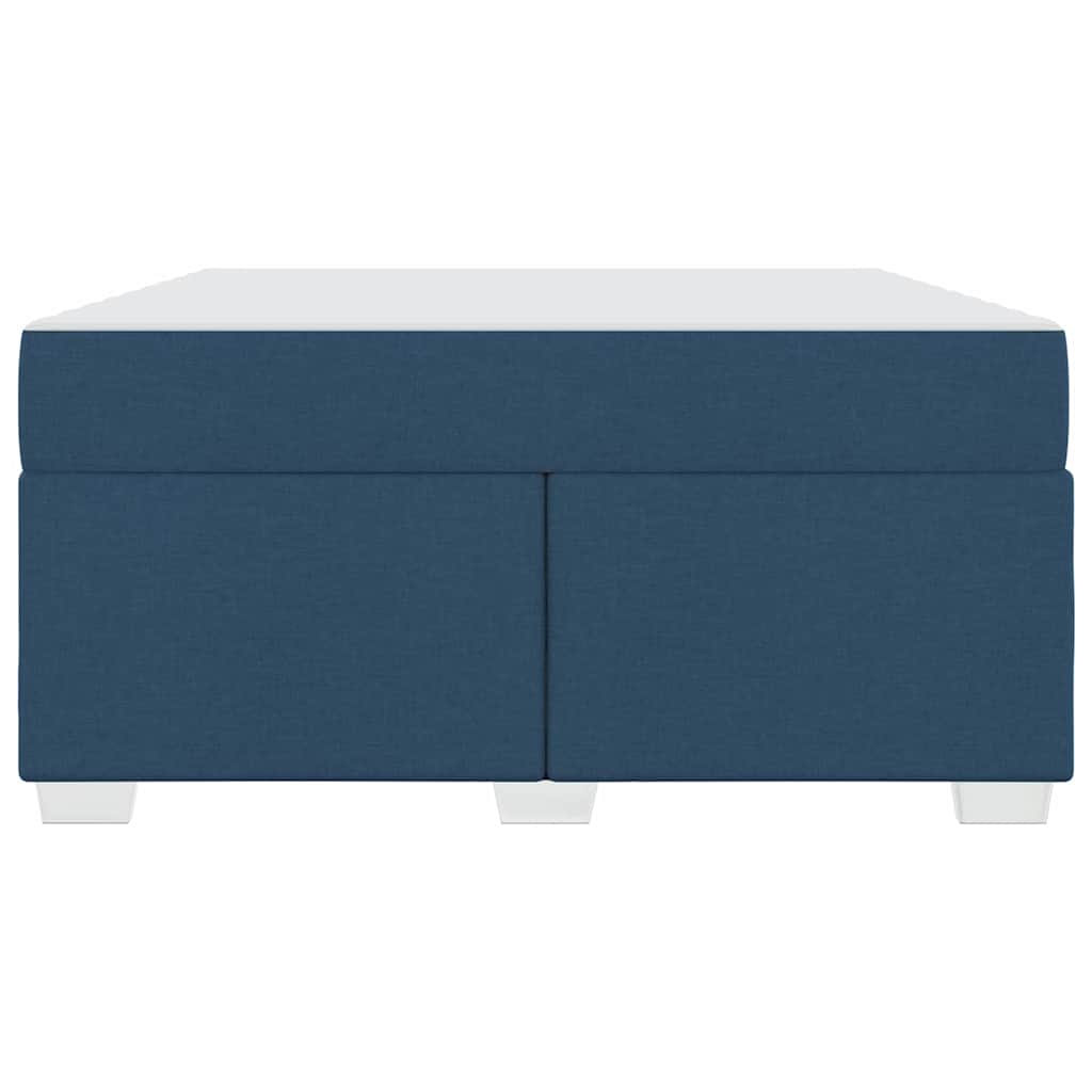 Σκελετός Κρεβατιού με στρώμα Μπλε 160 x 200 cm ύφασμα - Pakobazaar