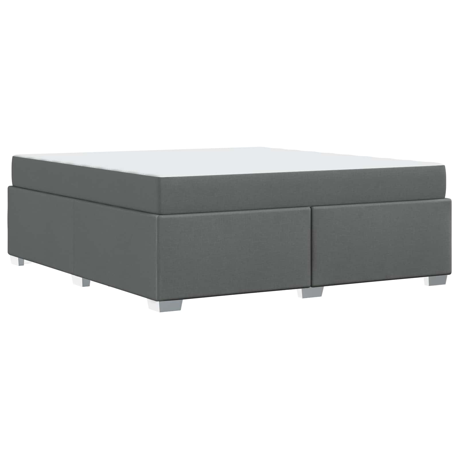 Σκελετός Κρεβατιού με στρώμα Σκούρο Γκρι 180 x 200 cm ύφασμα