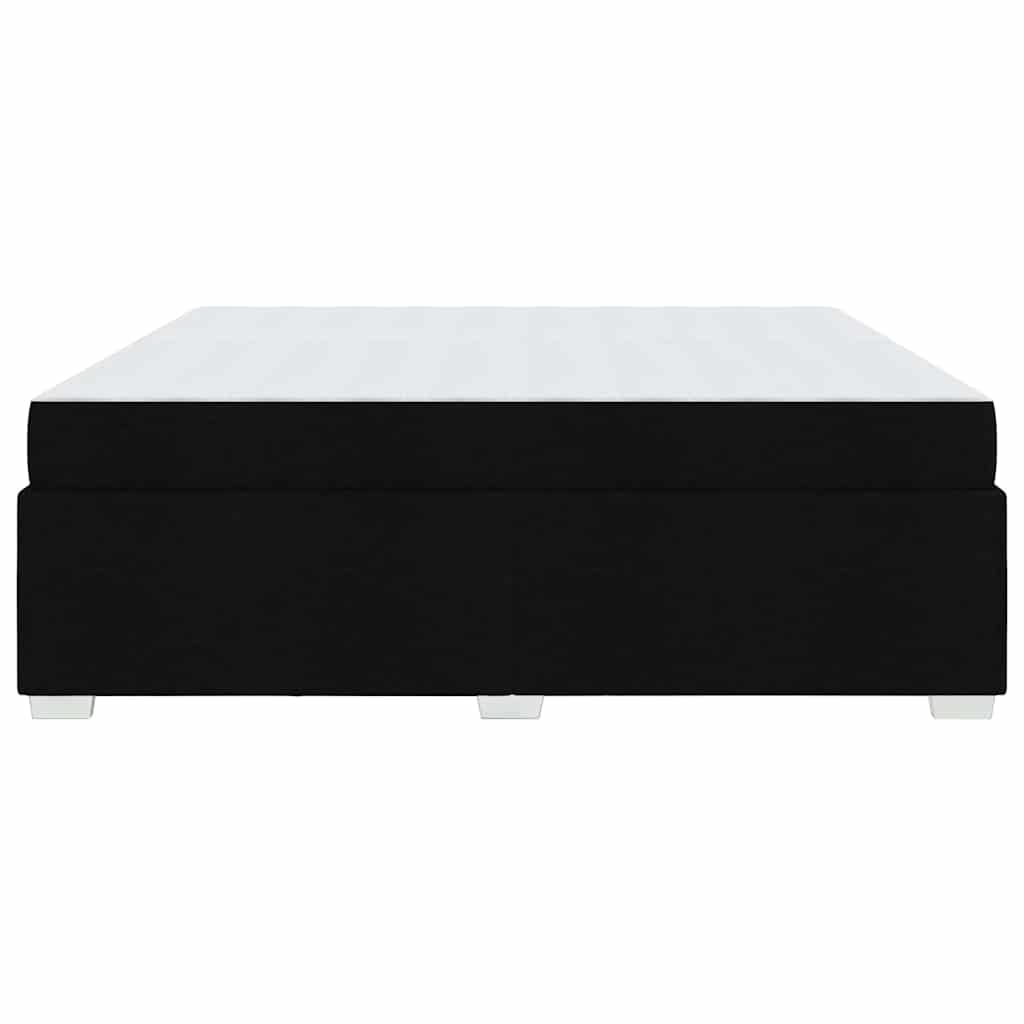 Σκελετός Κρεβατιού με στρώμα Μαύρο 200 x 200 cm ύφασμα - Pakobazaar