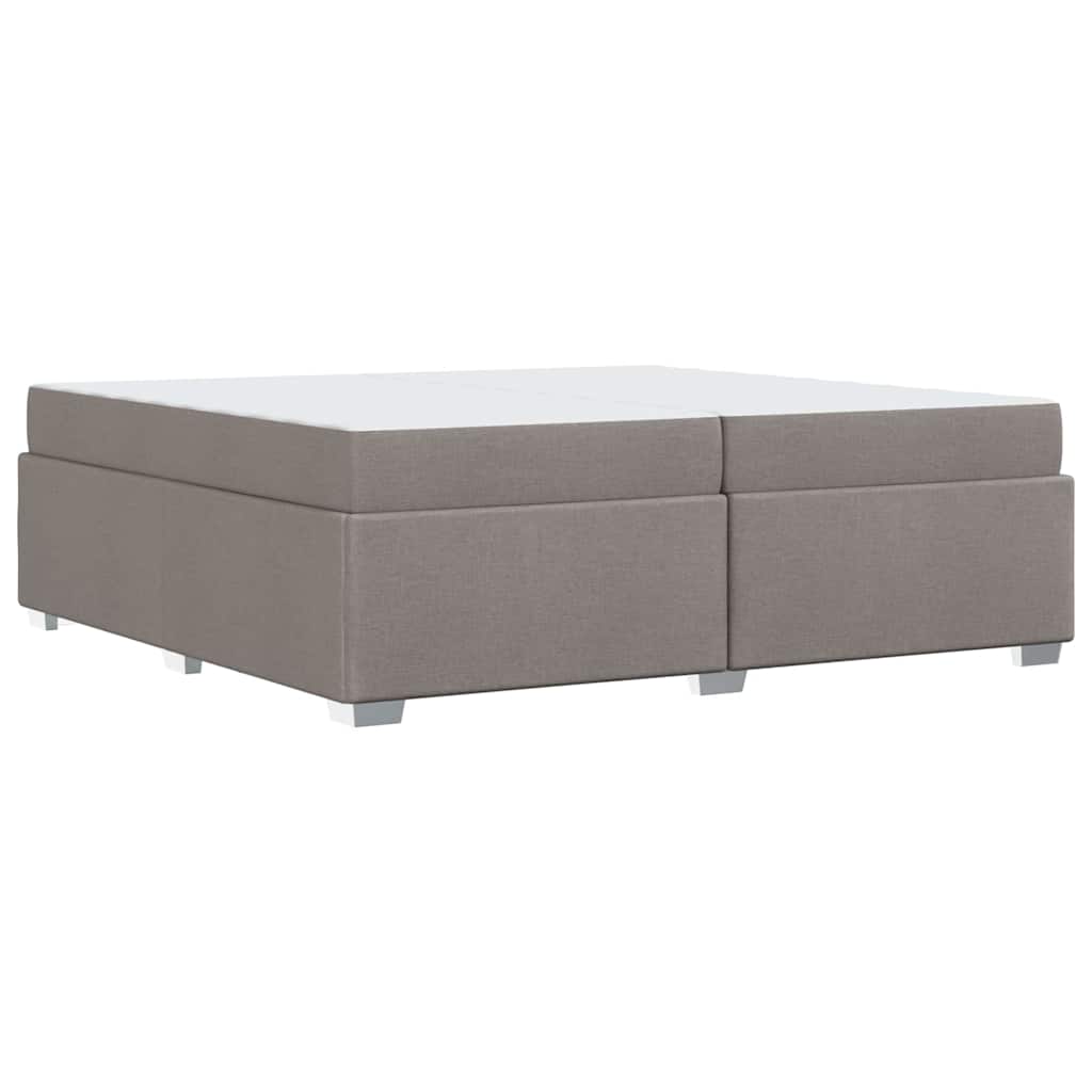 Σκελετός Κρεβατιού με στρώμα Taupe 200 x 200 cm ύφασμα