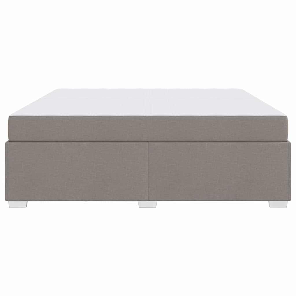 Σκελετός Κρεβατιού με στρώμα Taupe 200 x 200 cm ύφασμα