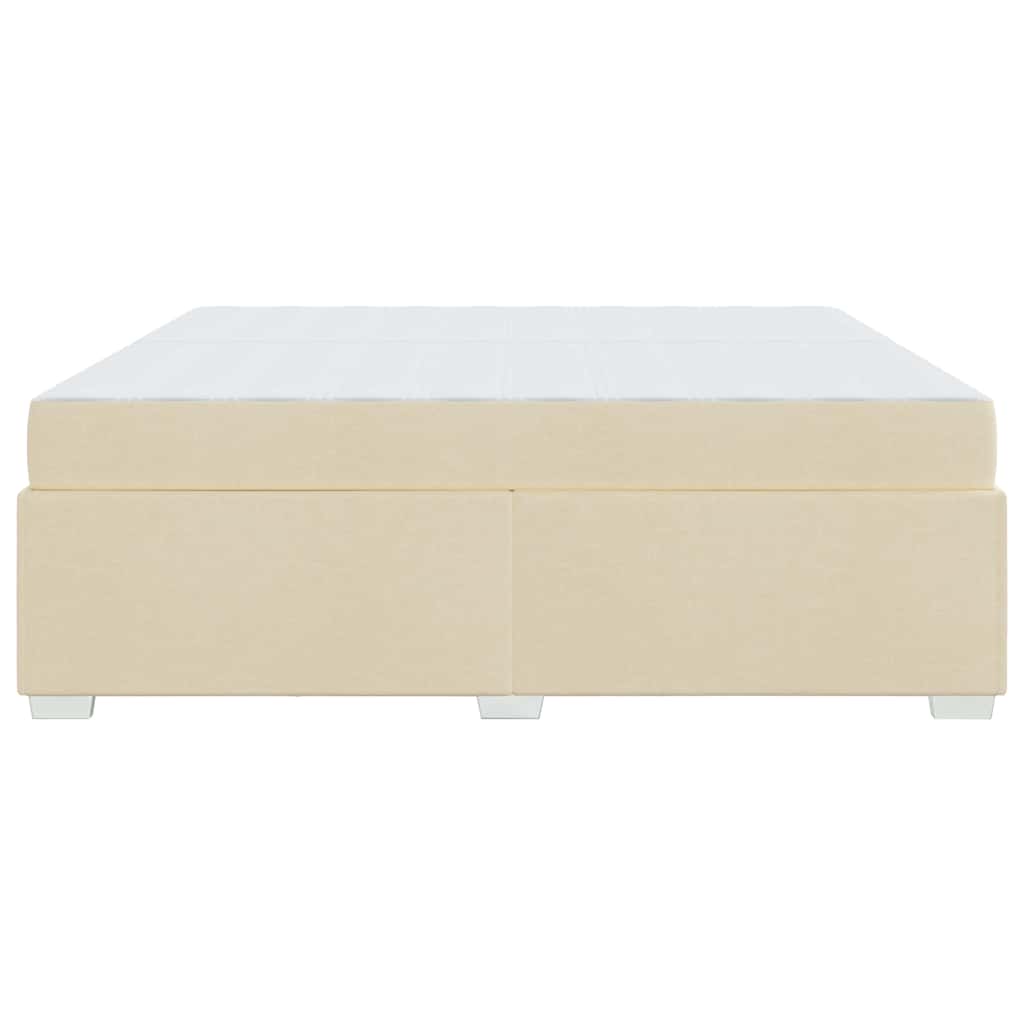 Σκελετός Κρεβατιού με στρώμα Κρεμ 200 x 200 cm ύφασμα