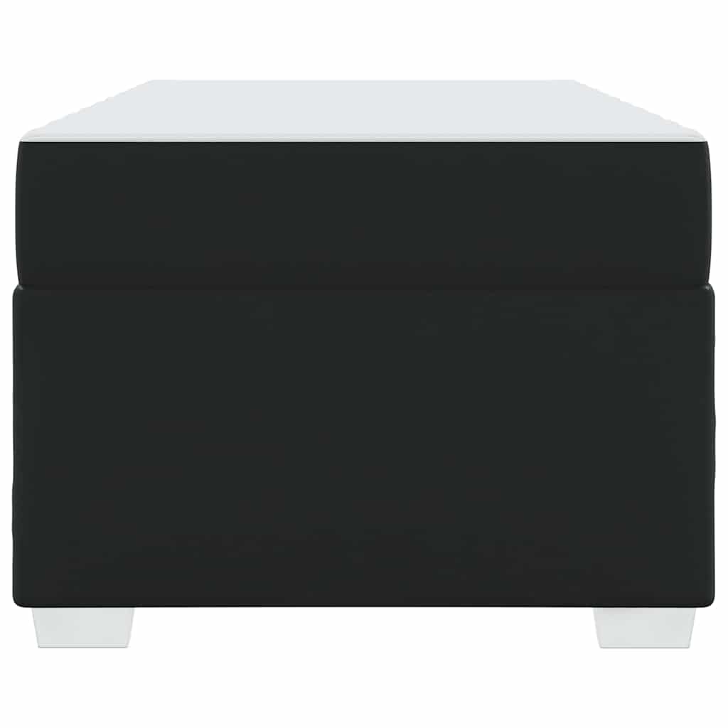 Σκελετός Κρεβατιού με στρώμα Μαύρο 90 x 190 cm ύφασμα