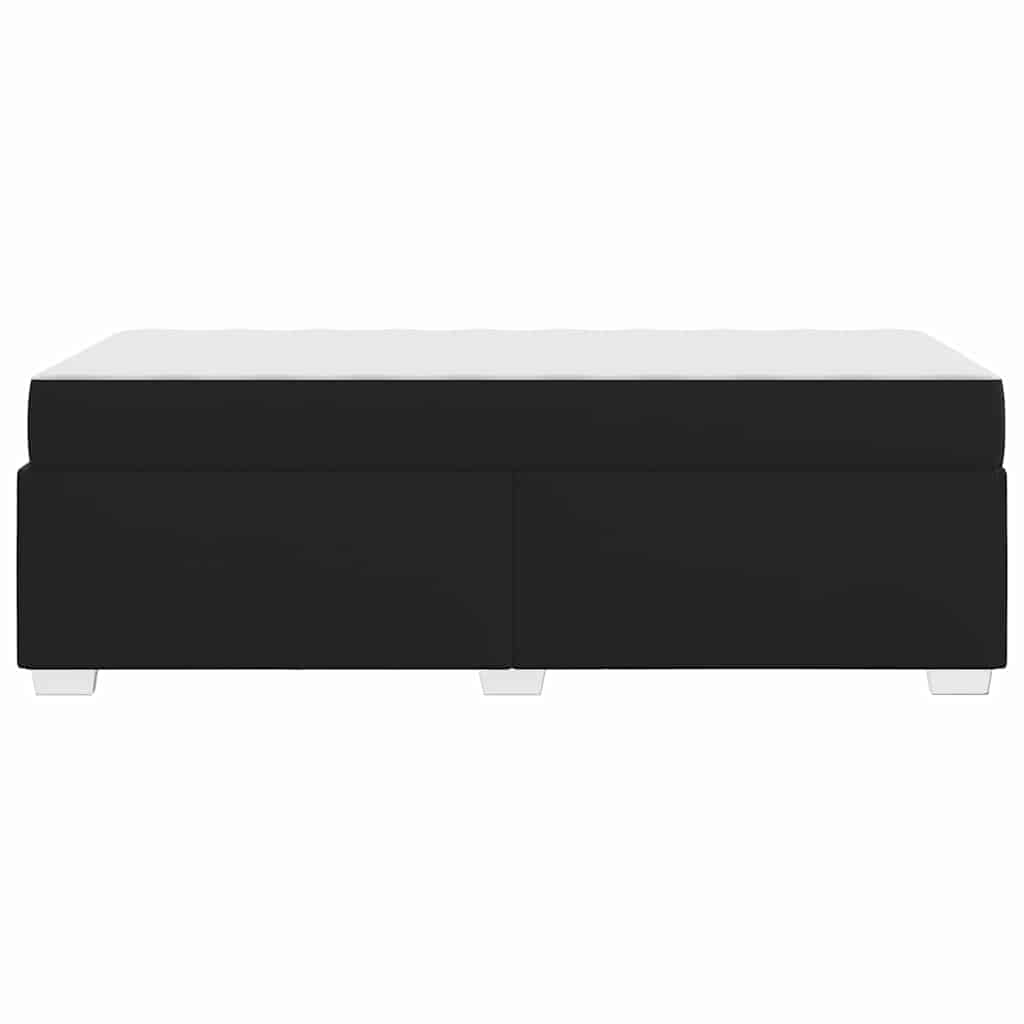 Σκελετός Κρεβατιού με στρώμα Μαύρο 90 x 190 cm ύφασμα