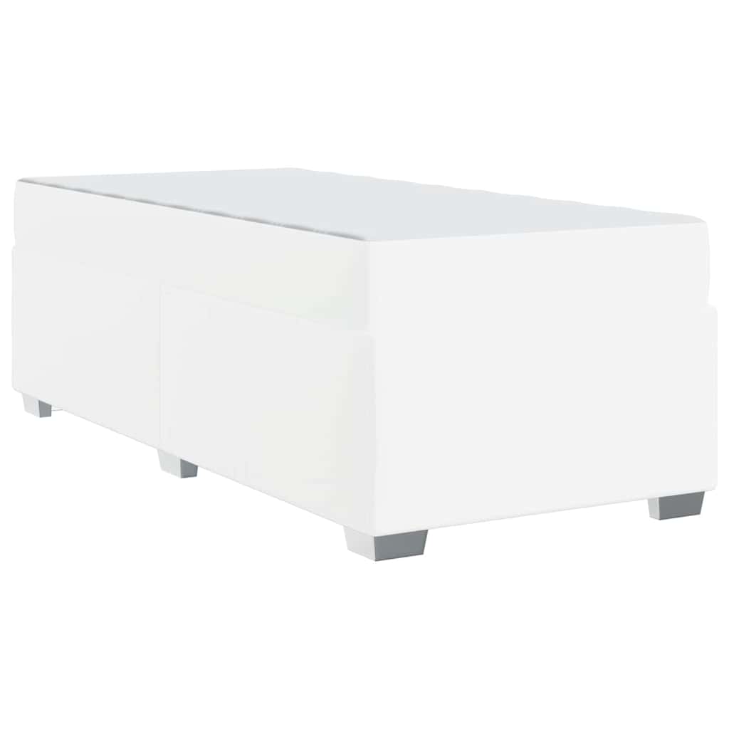 Σκελετός Κρεβατιού με στρώμα Λευκό 90 x 190 cm ύφασμα