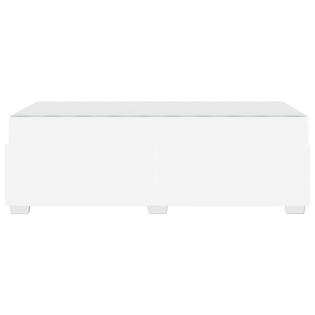 Σκελετός Κρεβατιού με στρώμα Λευκό 90 x 190 cm ύφασμα