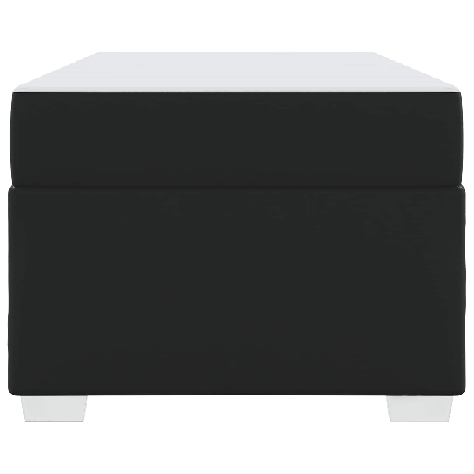 Σκελετός Κρεβατιού με στρώμα Μαύρο 100 x 200 cm ύφασμα - Pakobazaar