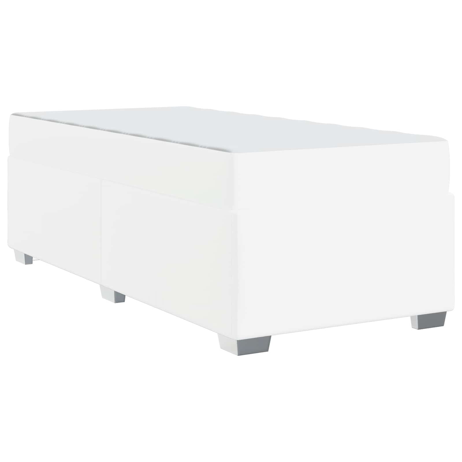 Σκελετός Κρεβατιού με στρώμα Λευκό 100 x 200 cm ύφασμα