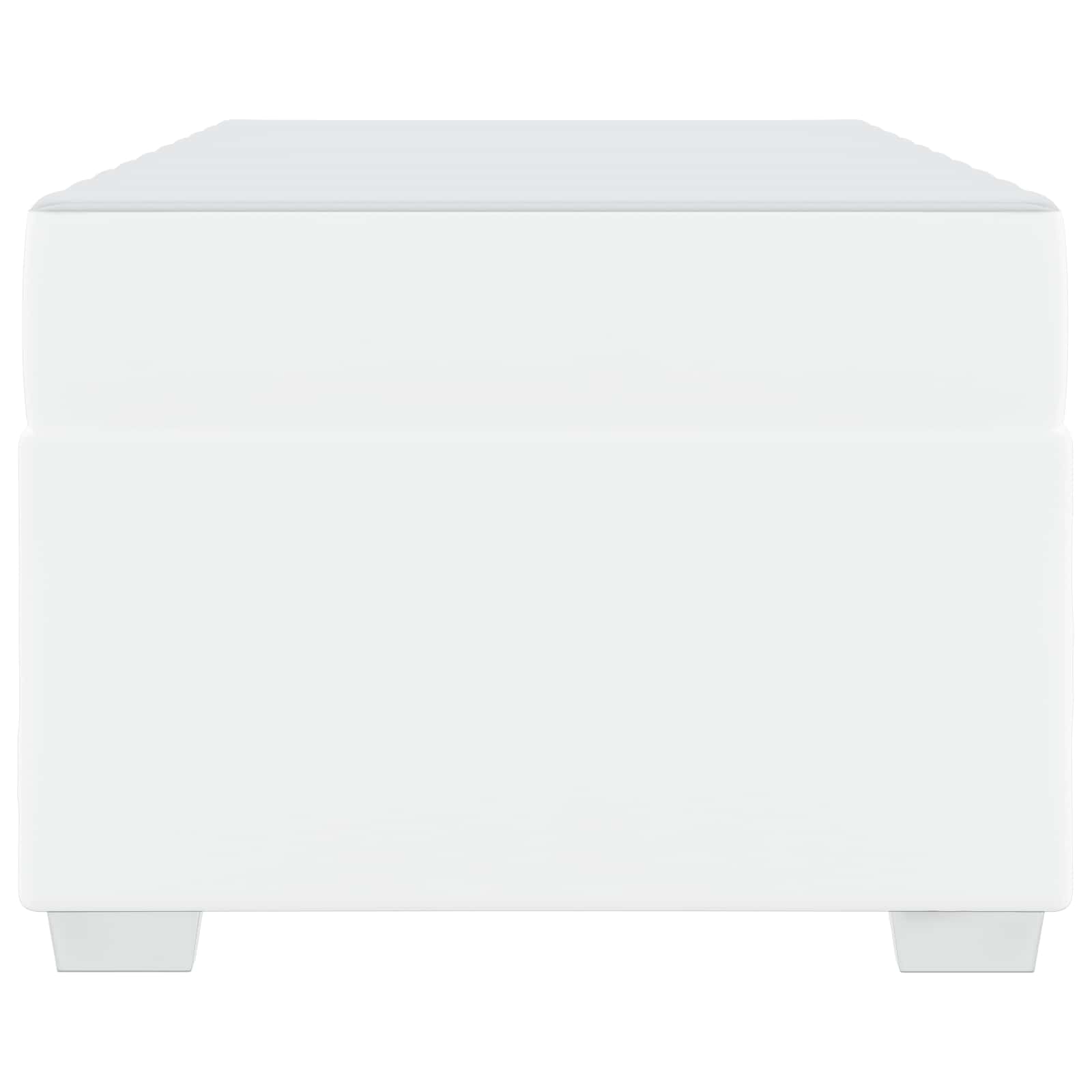 Σκελετός Κρεβατιού με στρώμα Λευκό 100 x 200 cm ύφασμα