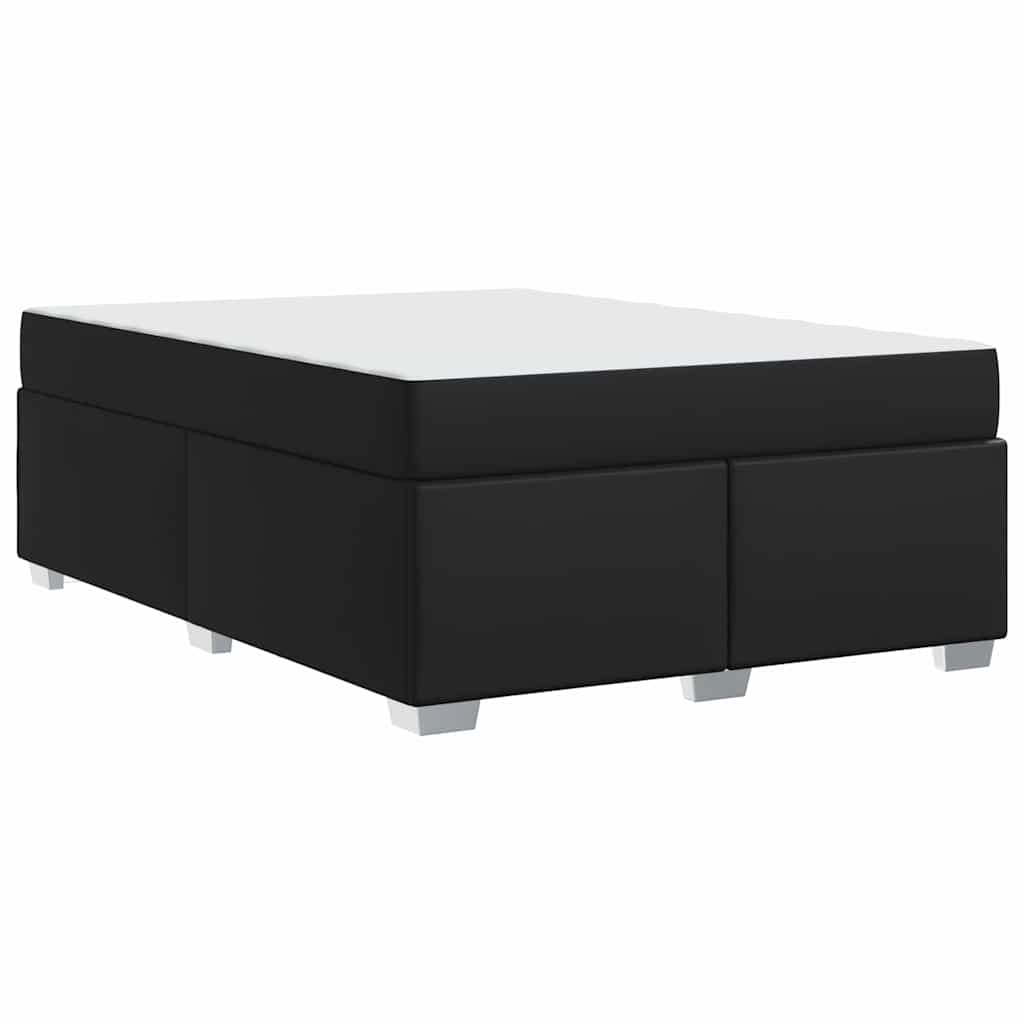 Σκελετός Κρεβατιού με στρώμα Μαύρο 140 x 200 cm ύφασμα