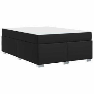 Σκελετός Κρεβατιού Μαύρο 140 x 200 cm PVC