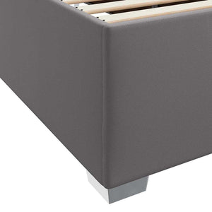 Σκελετός Κρεβατιού Γκρι 140 x 200 cm PVC