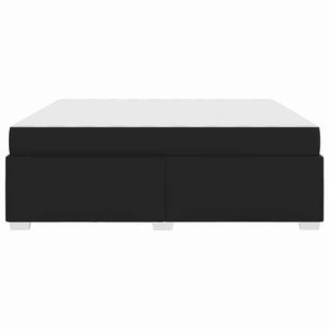 Σκελετός Κρεβατιού Μαύρο 180 x 200 cm PVC