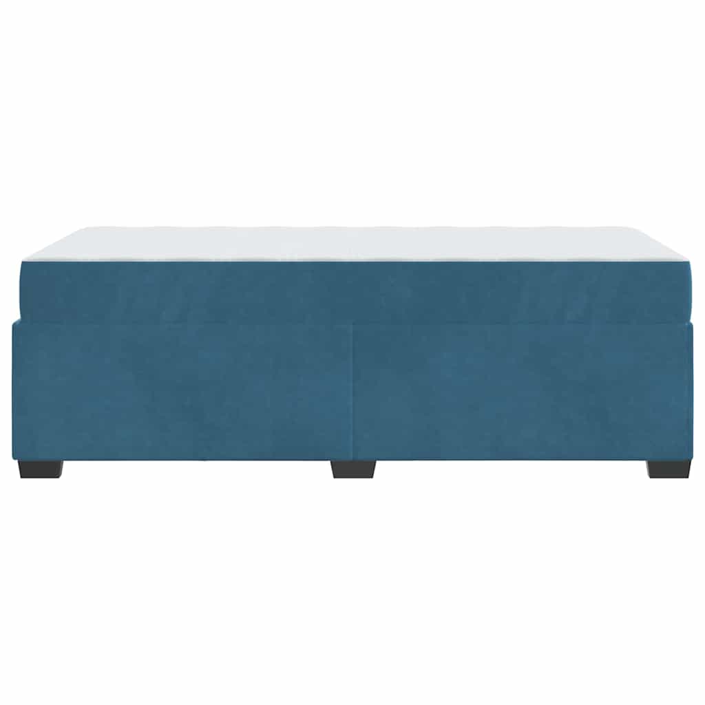 Σκελετός Κρεβατιού με στρώμα Μπλε 80 x 200 cm ύφασμα - Pakobazaar