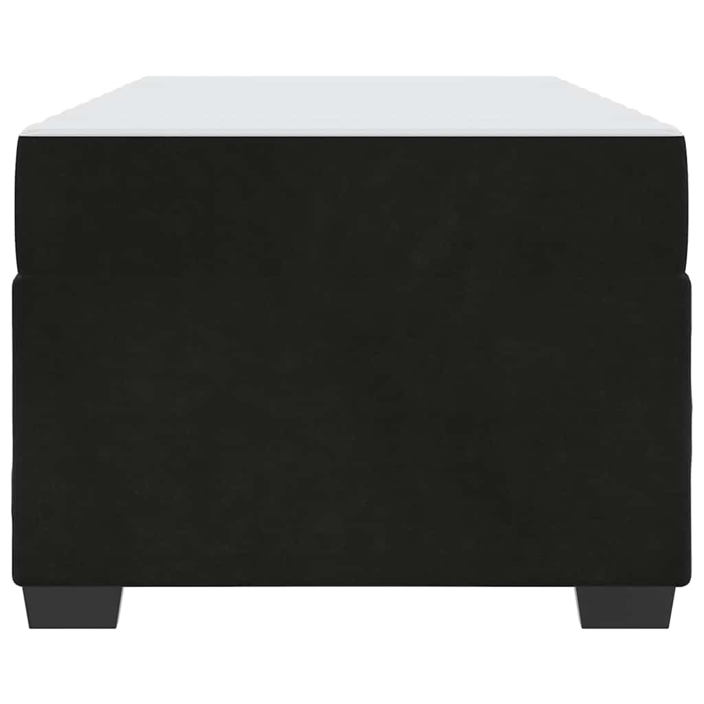 Σκελετός Κρεβατιού με στρώμα Μαύρο 90 x 190 cm ύφασμα - Pakobazaar
