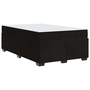 Σκελετός Κρεβατιού με στρώμα Μαύρο 120 x 190 cm ύφασμα