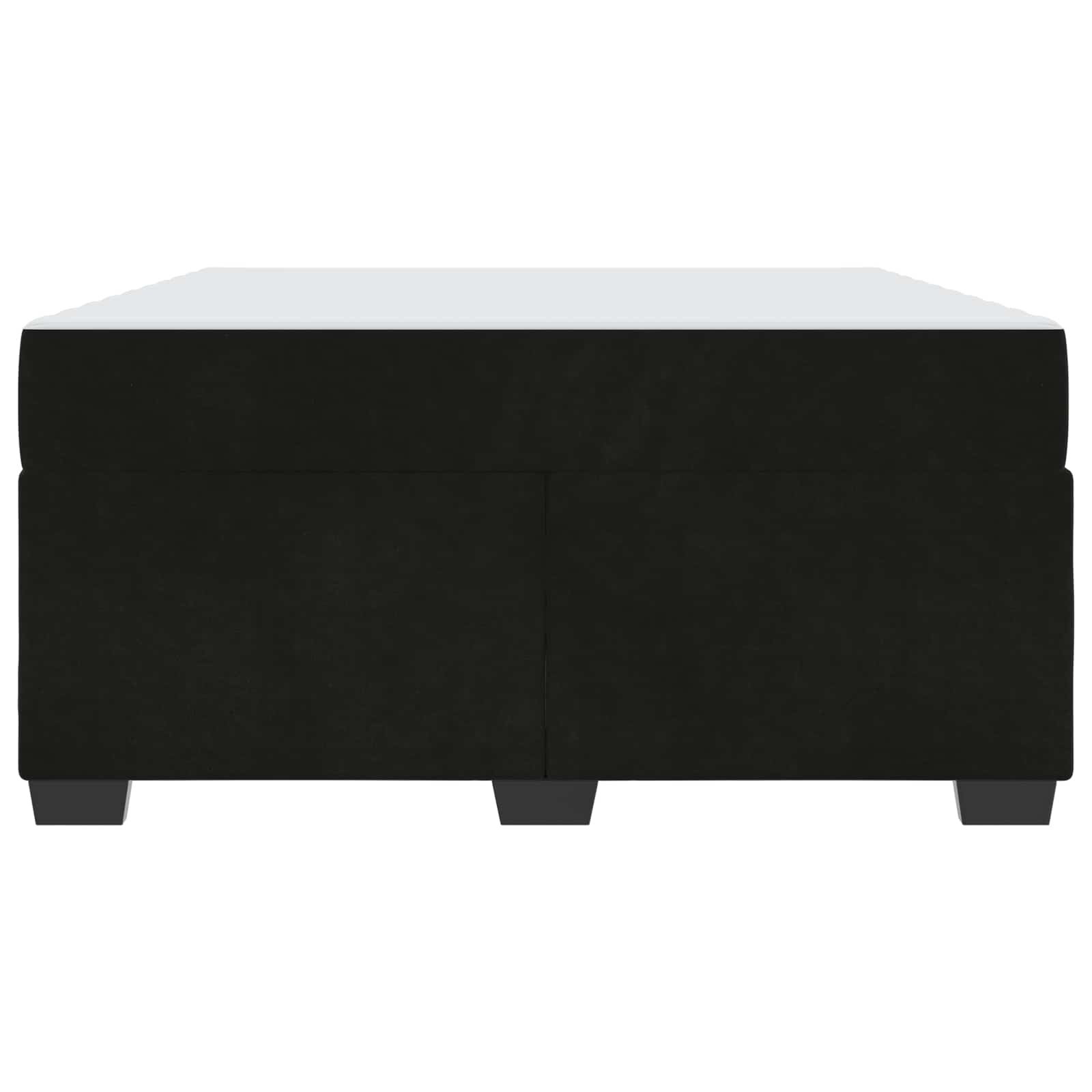 Σκελετός Κρεβατιού με στρώμα Μαύρο 140 x 200 cm ύφασμα