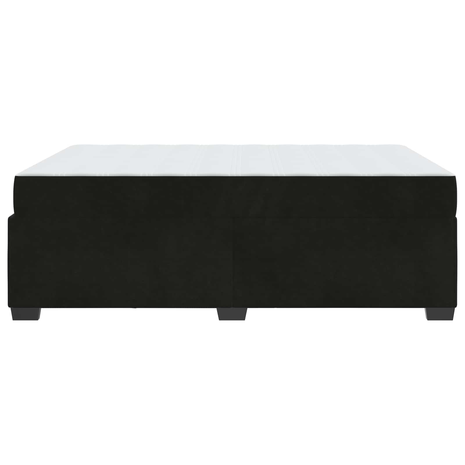 Σκελετός Κρεβατιού με στρώμα Μαύρο 140 x 200 cm ύφασμα