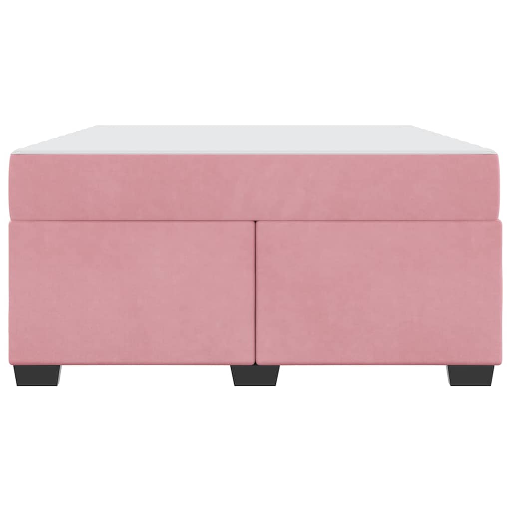 Σκελετός Κρεβατιού με στρώμα Ροζ 140 x 200 cm ύφασμα - Pakobazaar