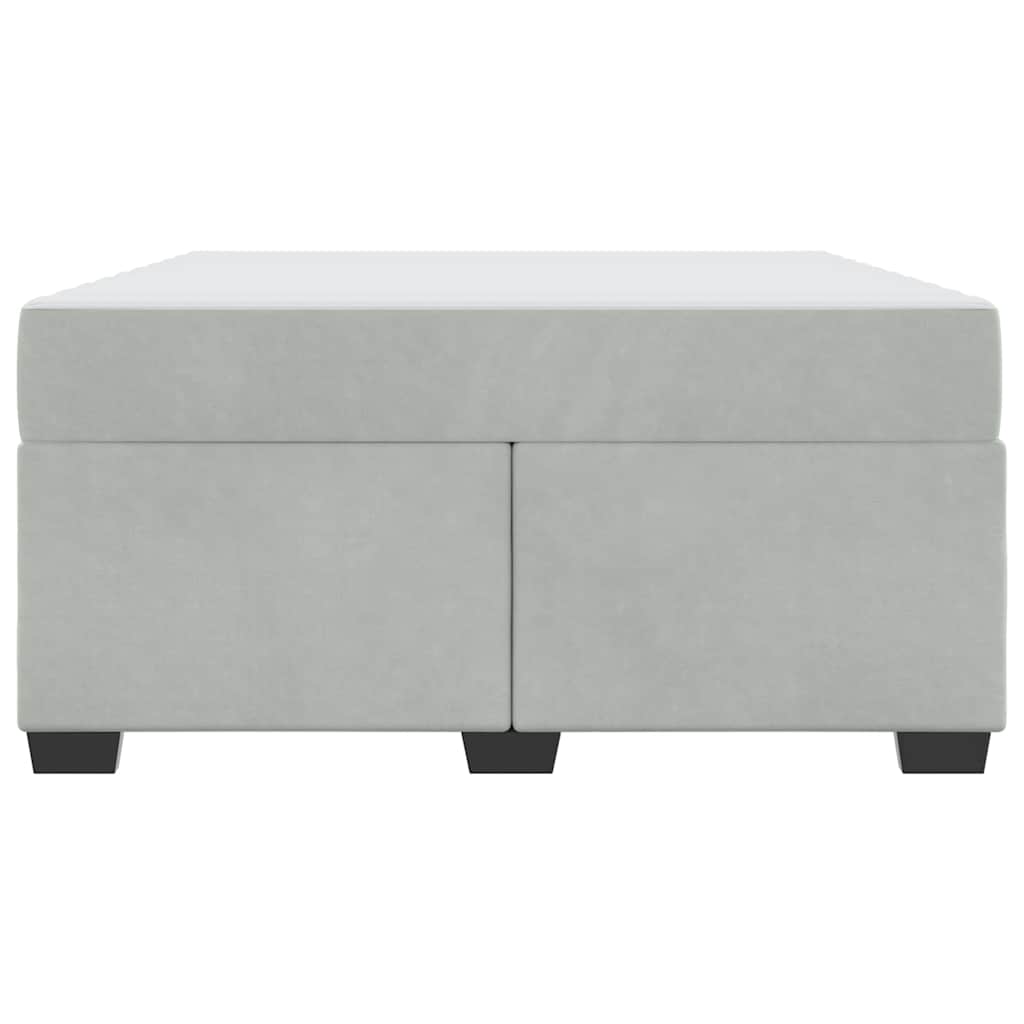 Σκελετός Κρεβατιού με στρώμα Ανοιχτό γκρι 160 x 200 cm ύφασμα - Pakobazaar