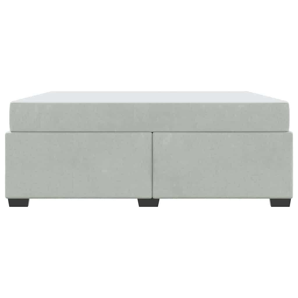 Σκελετός Κρεβατιού με στρώμα Ανοιχτό γκρι 180 x 200 cm ύφασμα - Pakobazaar