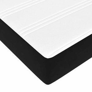 Σκελετός Κρεβατιού με στρώμα Μαύρο 180 x 200 cm ύφασμα