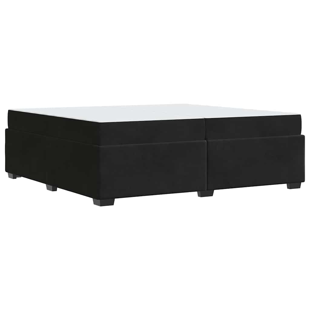 Σκελετός Κρεβατιού με στρώμα Μαύρο 200 x 200 cm ύφασμα