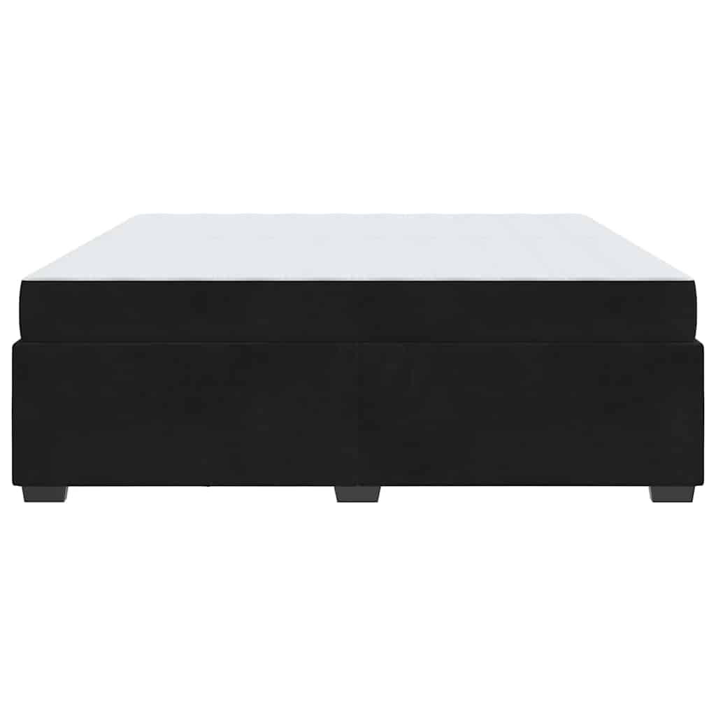 Σκελετός Κρεβατιού με στρώμα Μαύρο 200 x 200 cm ύφασμα