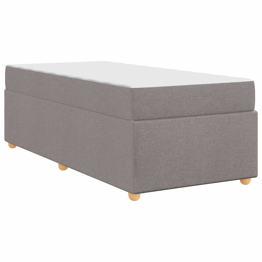 Σκελετός Κρεβατιού με στρώμα Taupe 90 x 200 cm ύφασμα