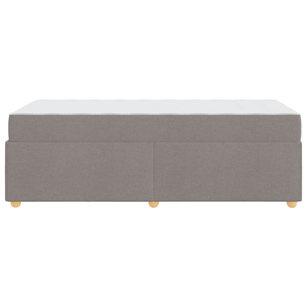 Σκελετός Κρεβατιού με στρώμα Taupe 90 x 200 cm ύφασμα