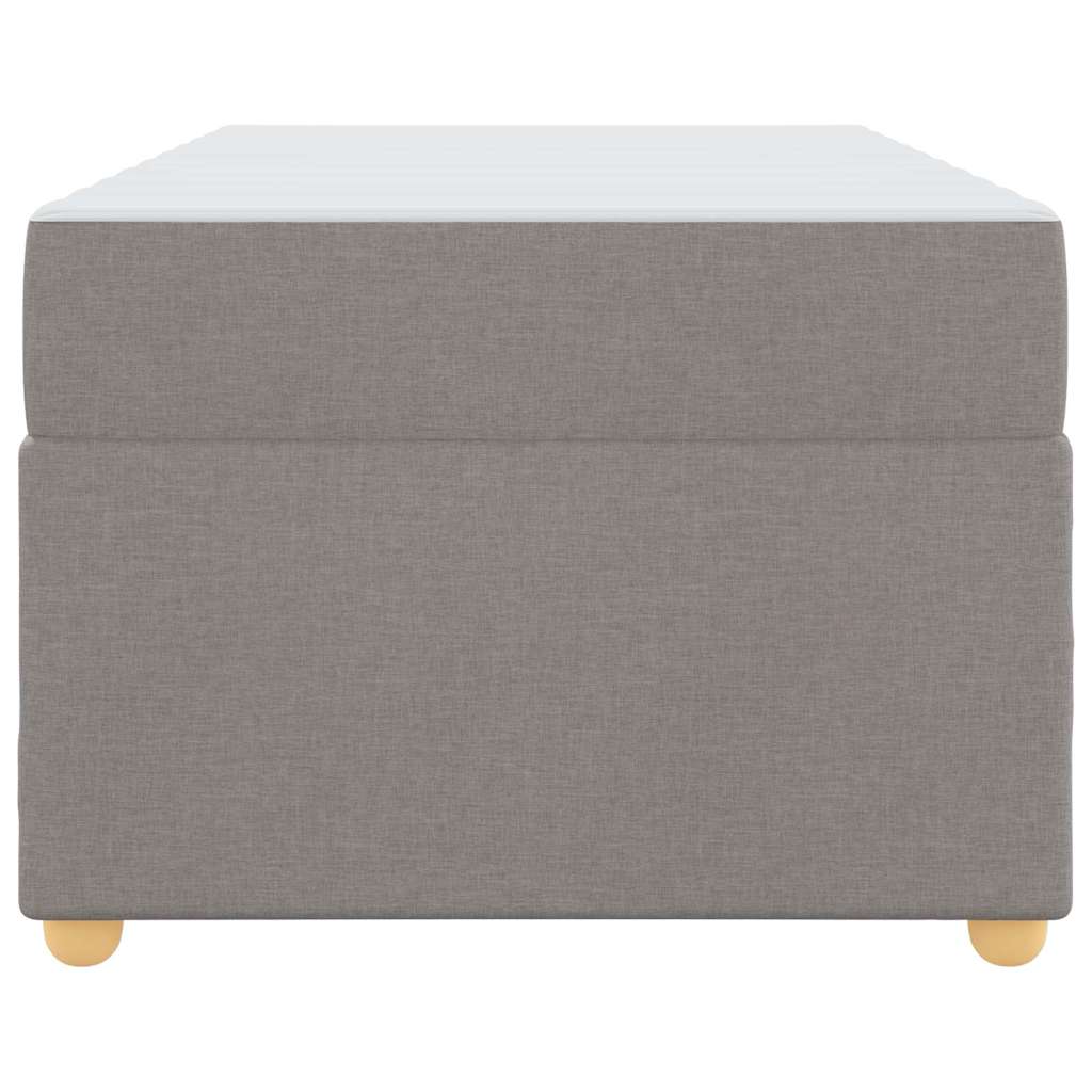 Σκελετός Κρεβατιού με στρώμα Taupe 100 x 200 cm ύφασμα