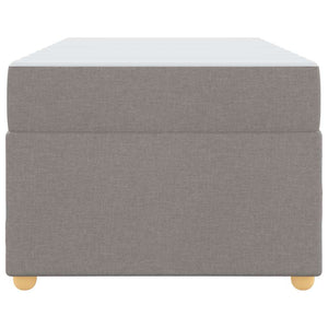 Σκελετός Κρεβατιού Taupe 100 x 200 cm ύφασμα