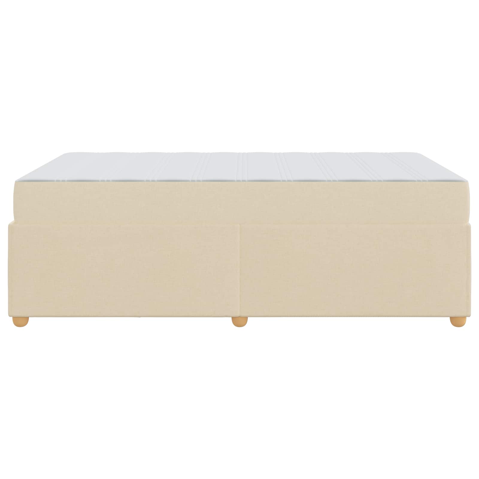 Σκελετός Κρεβατιού με στρώμα Κρεμ 120 x 190 cm ύφασμα - Pakobazaar