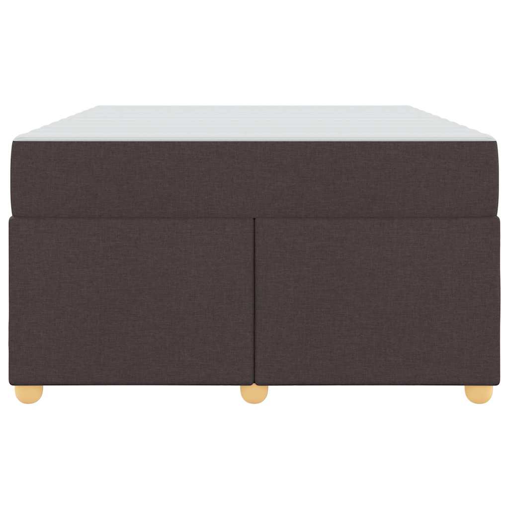 Σκελετός Κρεβατιού με στρώμα Σκούρο Καφέ 120 x 200 cm ύφασμα