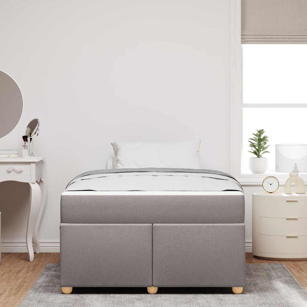 Σκελετός Κρεβατιού με στρώμα Taupe 120 x 200 cm ύφασμα