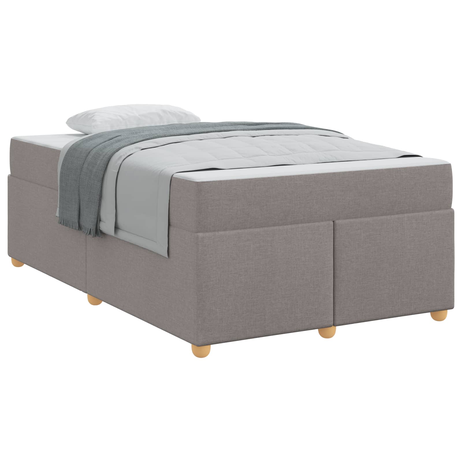 Σκελετός Κρεβατιού με στρώμα Taupe 120 x 200 cm ύφασμα