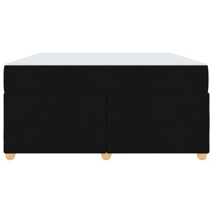 Σκελετός Κρεβατιού με στρώμα Μαύρο 140 x 200 cm ύφασμα