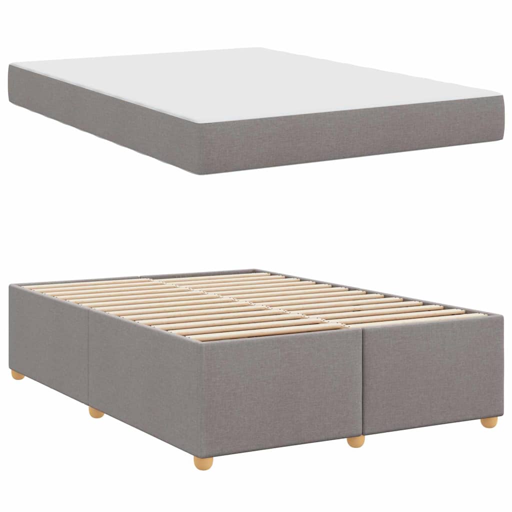 Σκελετός Κρεβατιού με στρώμα Taupe 140 x 200 cm ύφασμα