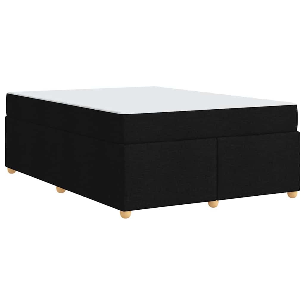 Σκελετός Κρεβατιού με στρώμα Μαύρο 160 x 200 cm ύφασμα